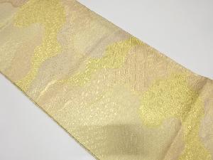 佐賀錦　雲取りに古典柄織り出し袋帯